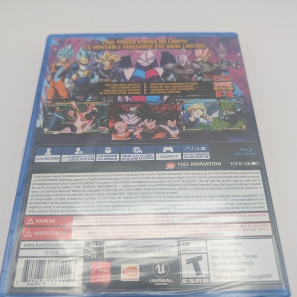 Uncharted: The Lost Legacy & Dragon Ball Fighter - Playstation 4 - PS4 New NIB - Picture 6 of 7